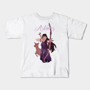 Artemis Goddess of the Hunt Kids T-Shirt